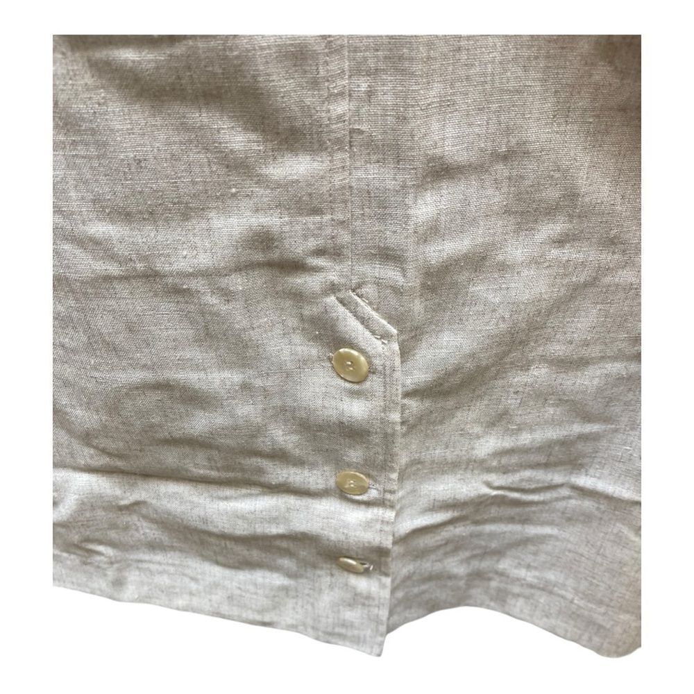 Vintage Three Flaggs California Skirt Suit Womens 8 Cream White Blend USA Made - Picture 11 of 15